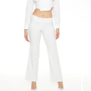 NWT Pinstripe low rise tailored pants